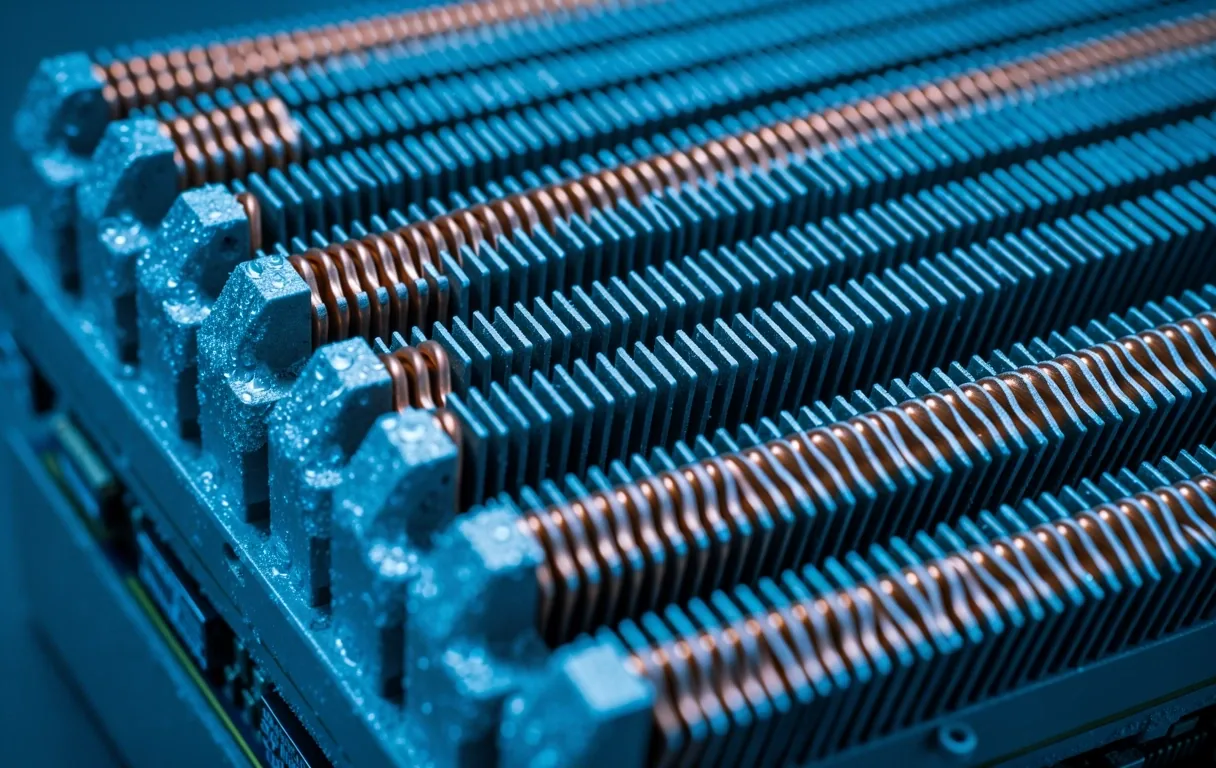 High-performance computing hardware cooling system.